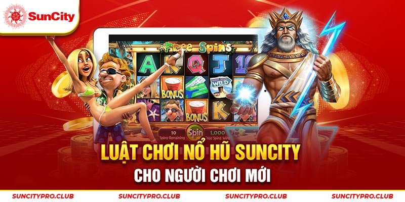 Luật chơi nổ hũ Suncity cho người chơi mới